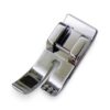 Prensatela recta CY-7304 para máquina de coser doméstica, accesorio metálico snap-on para costura recta precisa en telas finas y delicadas."