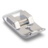Prensatela recta CY-7304 para máquina de coser doméstica, accesorio metálico snap-on para costura recta precisa en telas finas y delicadas."