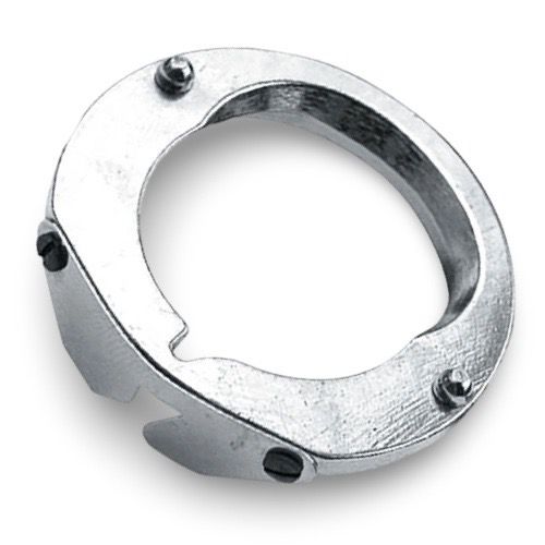 Tapacarril Triumph 6565 JZ-63353 metálico para máquina de coser, repuesto original que protege el mecanismo de arrastre."