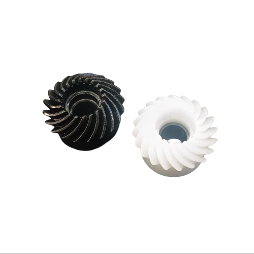 Pack 2 piñones cónicos en espiral L Ø8 mm XB2369001/XB2369101 para overlock Brother 1034D, 3034D, 2104D y M343D.