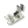 Prensatela 722L con ruedas caña baja para máquina de coser, accesorio metálico para coser telas difíciles como cuero, lona o vinilo.