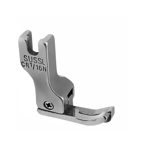 Prensatela CR1/16N compensador derecho 1/16" (1,6 mm) para máquina plana industrial High Shank.
