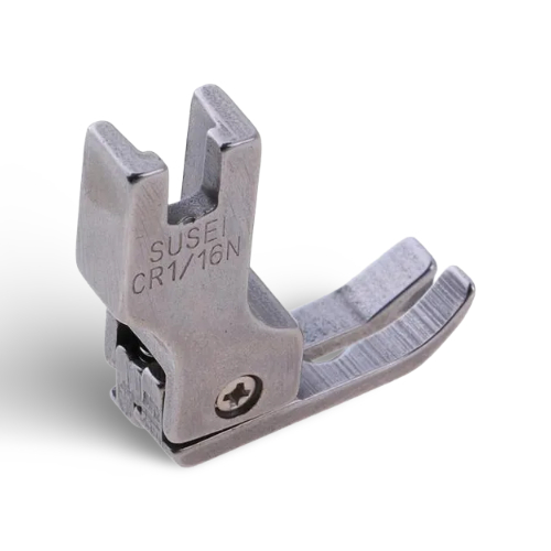 Prensatela CR1/16N compensador derecho 1/16" (1,6 mm) para máquina plana industrial High Shank.