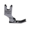 Prensatela P363 (40322SH) cremallera estrecho con puntas partidas y bisagra para máquina plana industrial high shank.