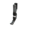 Prensatela P363 (40322SH) cremallera estrecho con puntas partidas y bisagra para máquina plana industrial high shank.