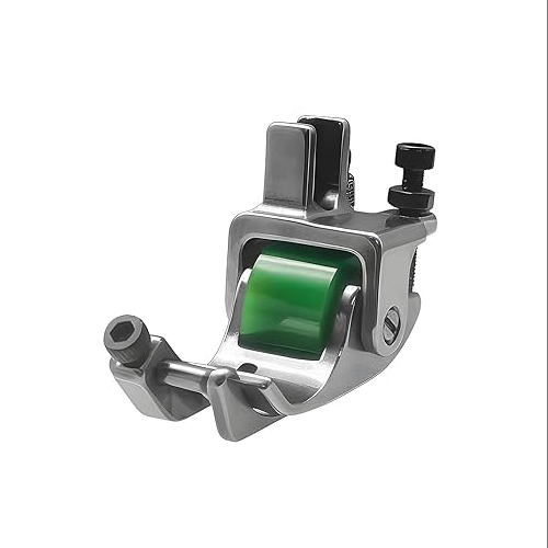 Prensatela Q5 con rodillo ajustable para máquina industrial, ideal para coser bordes y materiales pesados como cuero y vinilo.