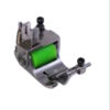 Prensatela Q7 con rodillo ajustable para máquina industrial, ideal para bordes en cuero, vinilo y materiales pesados.