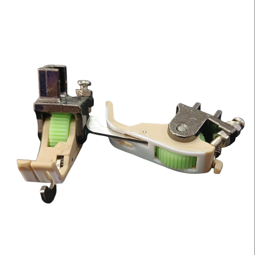 Prensatela SP-18R con rodachín y guía derecha para máquina industrial, ideal para topstitch y costuras al borde