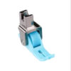 Prensatela con rodachín industrial P351-R para máquina plana, ideal para coser cuero, vinilo, lona y materiales difíciles.