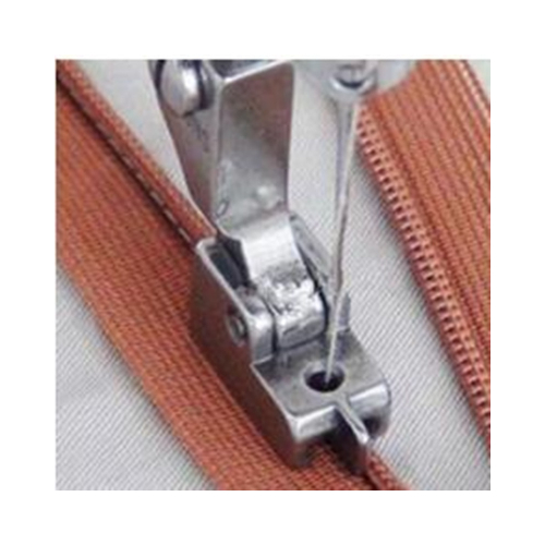 Prensatela S518NS estrecho con guía para zíper invisible, high shank, bisagra, para máquina plana industrial.