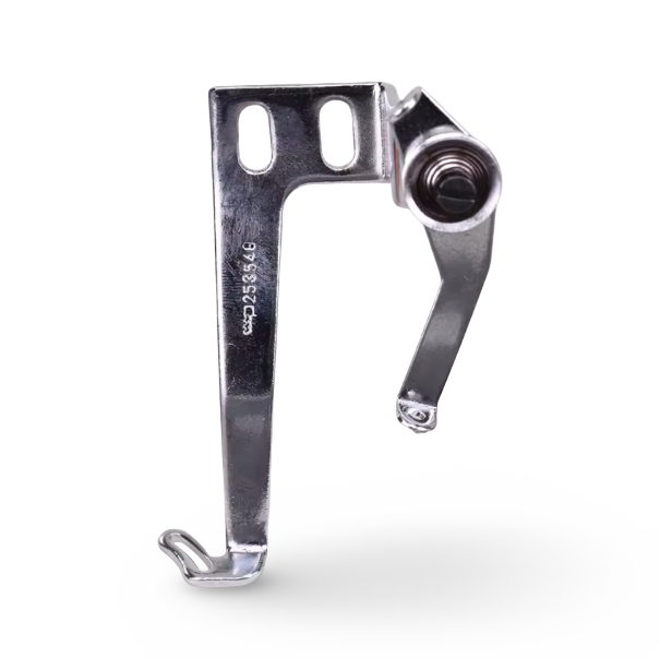 Guía de hilo de recubridor Pegasus W500 253348, repuesto para máquina de coser industrial.