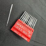 Aguja para máquina de coser 135×5 cubo grueso, repuesto industrial para telas pesadas, disponible en Miami, Estados Unidos