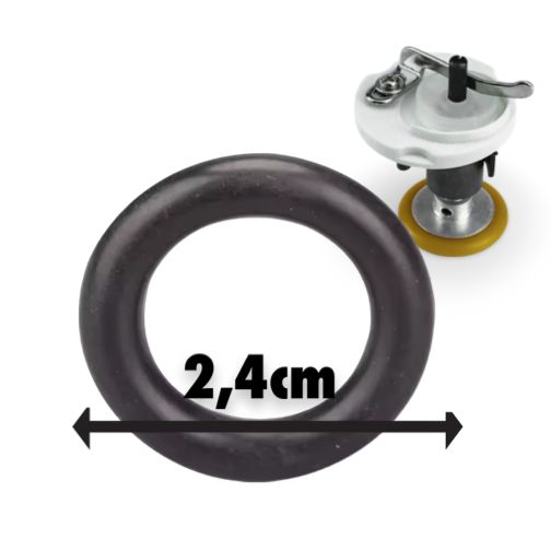 Caucho devanador 2,4 cm, anillo de goma para bobinadora de costura y máquina de coser industrial.