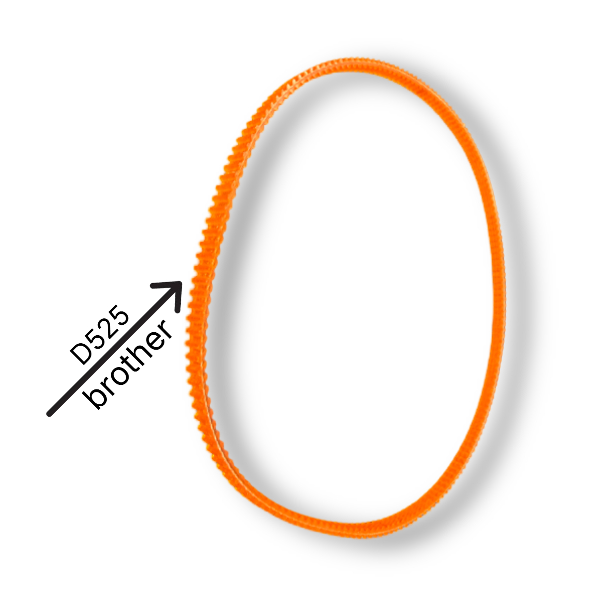 Banda D525 para máquina de coser Brother doméstica portátil, repuesto de transmisión resistente, disponible en Miami, Estados Unidos