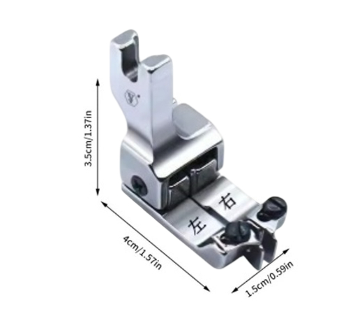 P271 presser foot adjustable guide, prensatelas ajustable en acero para máquina de coser con guía izquierda y derecha.”