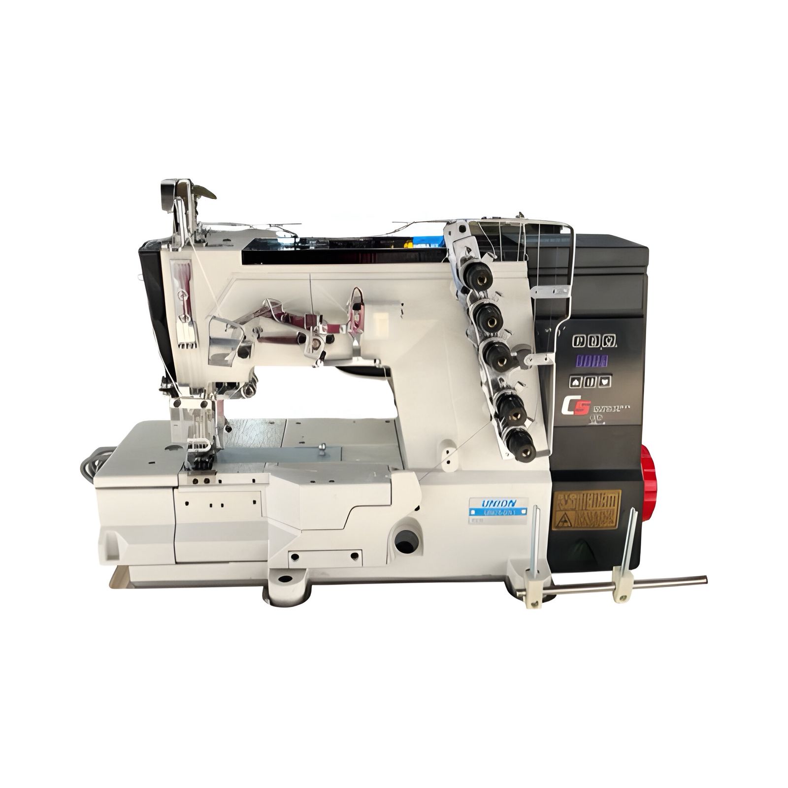 Máquina Collarín Industrial Union UN500-02BB para confección textil profesional