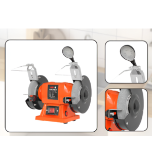 Esmeril industrial para afilar herramientas metálicas con sistema doble de afilado