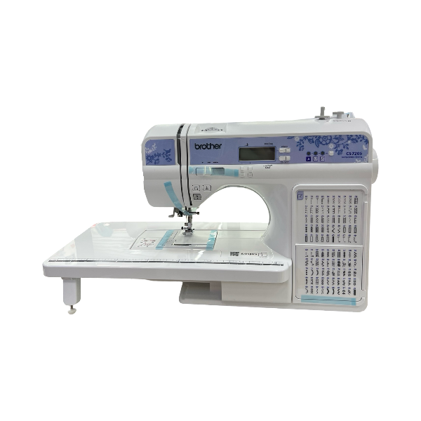 Máquina de coser electrónica Brother CS7205 familiar con pantalla digital y múltiples puntadas