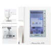Máquina de bordar Janome 400E con área amplia y pantalla táctil ideal para bordado profesional