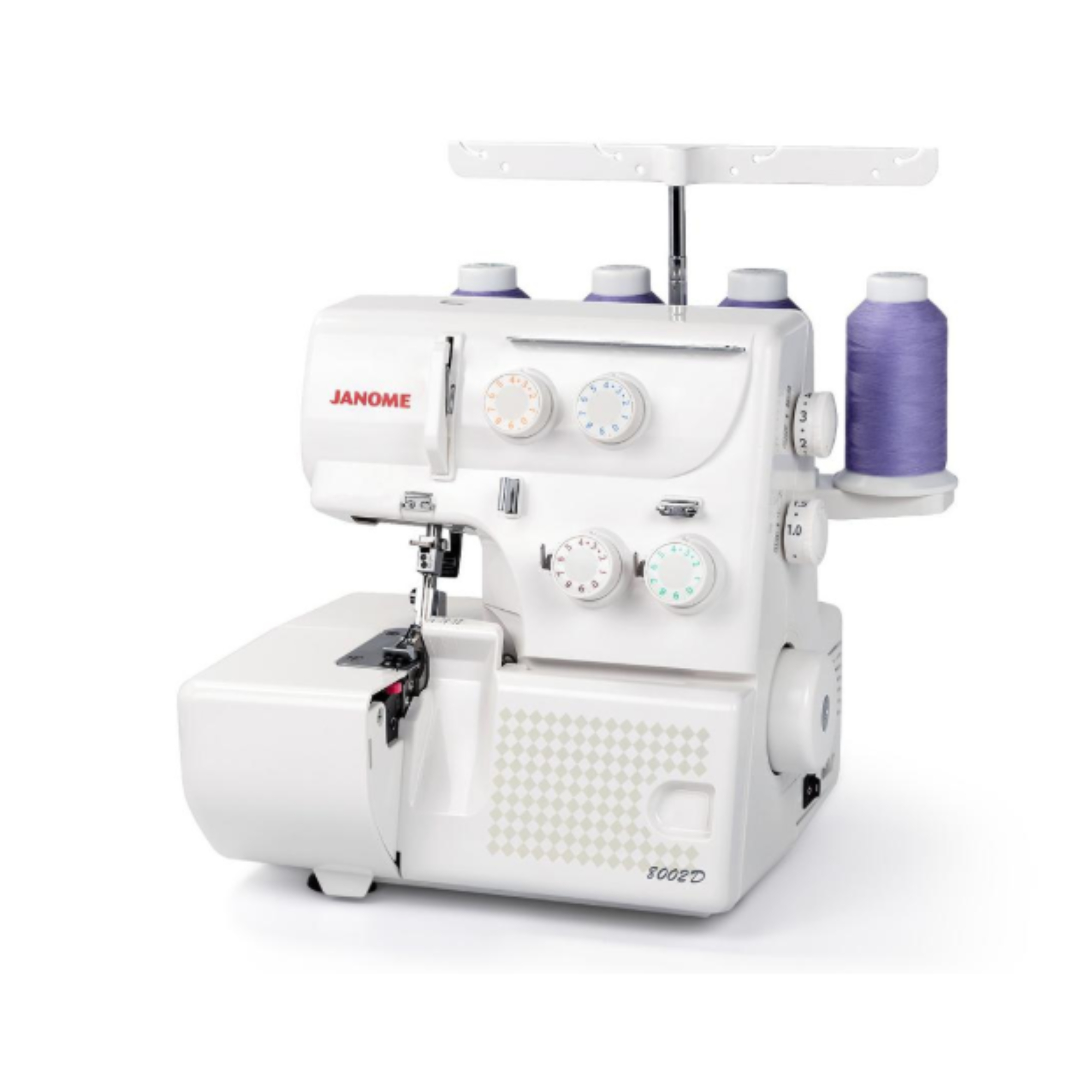 Janome 8002D serger refurbished máquina overlock de alta velocidad para acabados profesionales en prendas