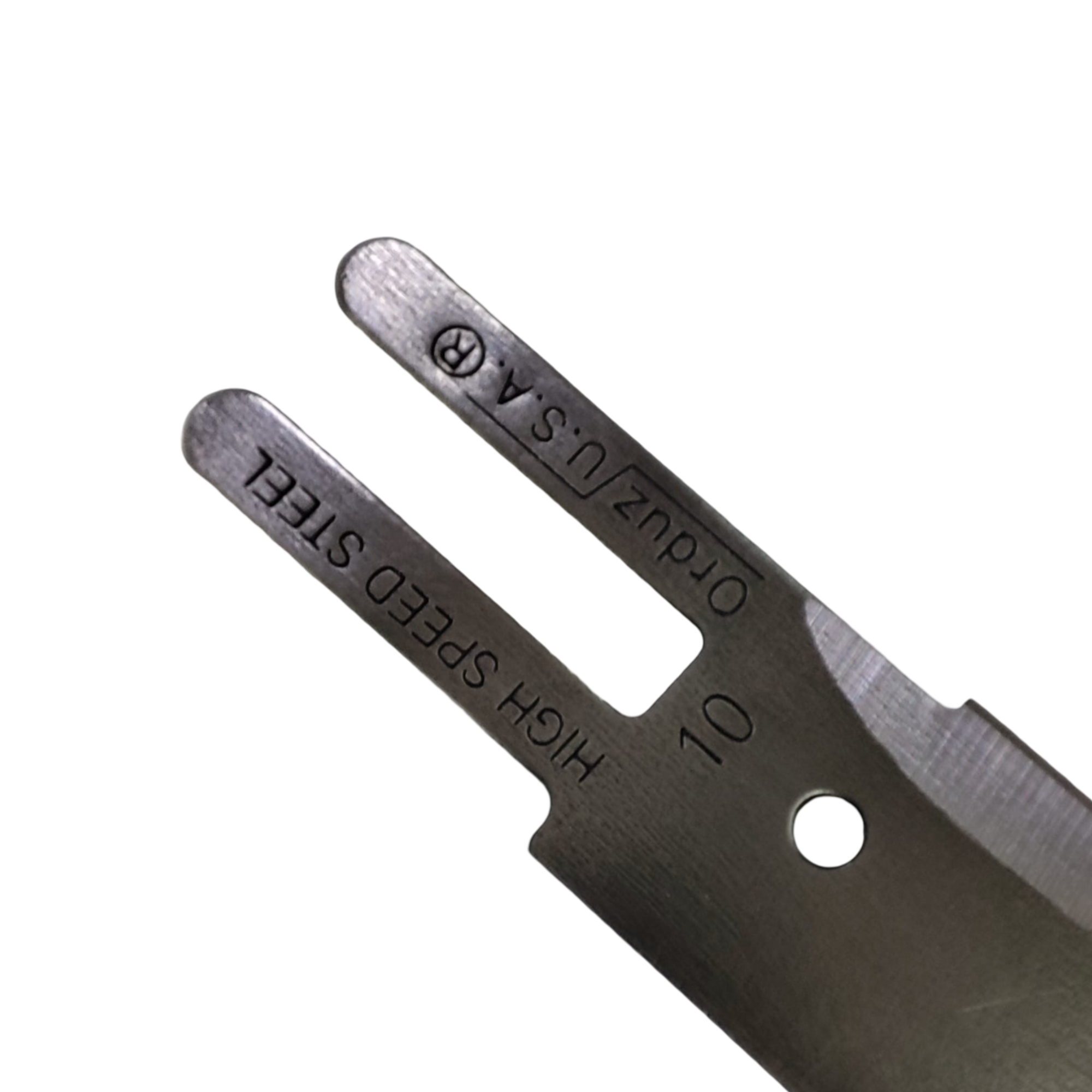 Repuesto de Corte Vertical 10E Orduz® HSS para cortadora de tela Eastman industrial.