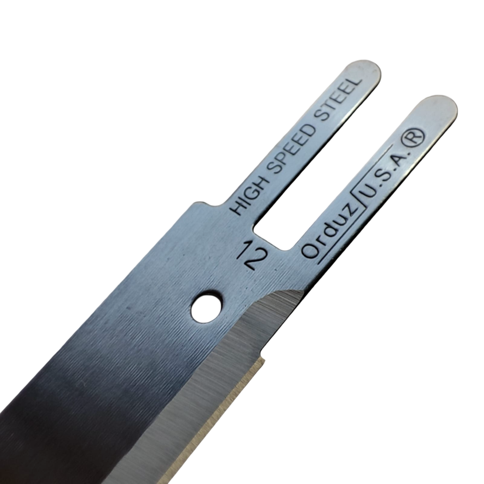 Filo de precisión del Repuesto de Corte Vertical 12E Orduz® HSS para cortadora de tela Eastman.