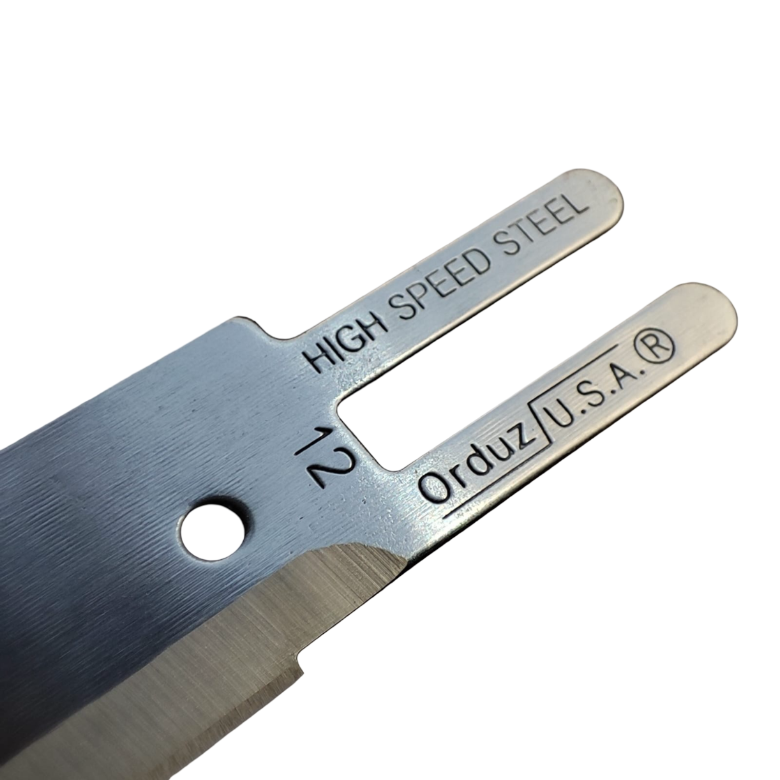 Repuesto de Corte Vertical 12E Orduz® HSS para cortadora de tela Eastman industrial.
