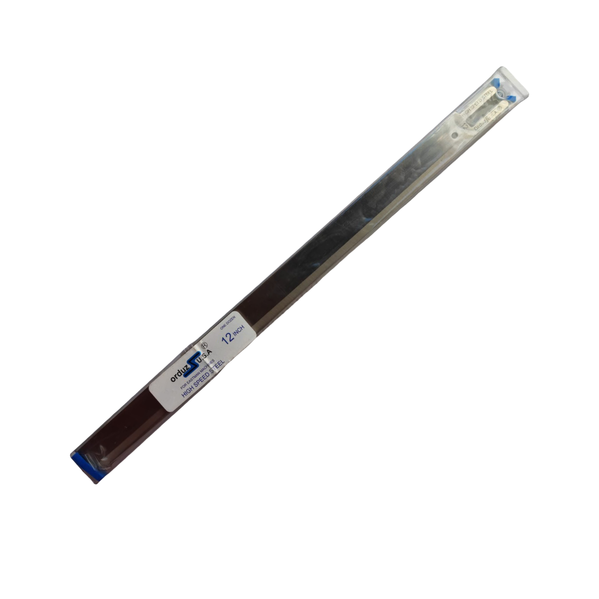 Repuesto de Corte Vertical 12E Orduz® HSS compatible con cortadora de tela Eastman industrial.