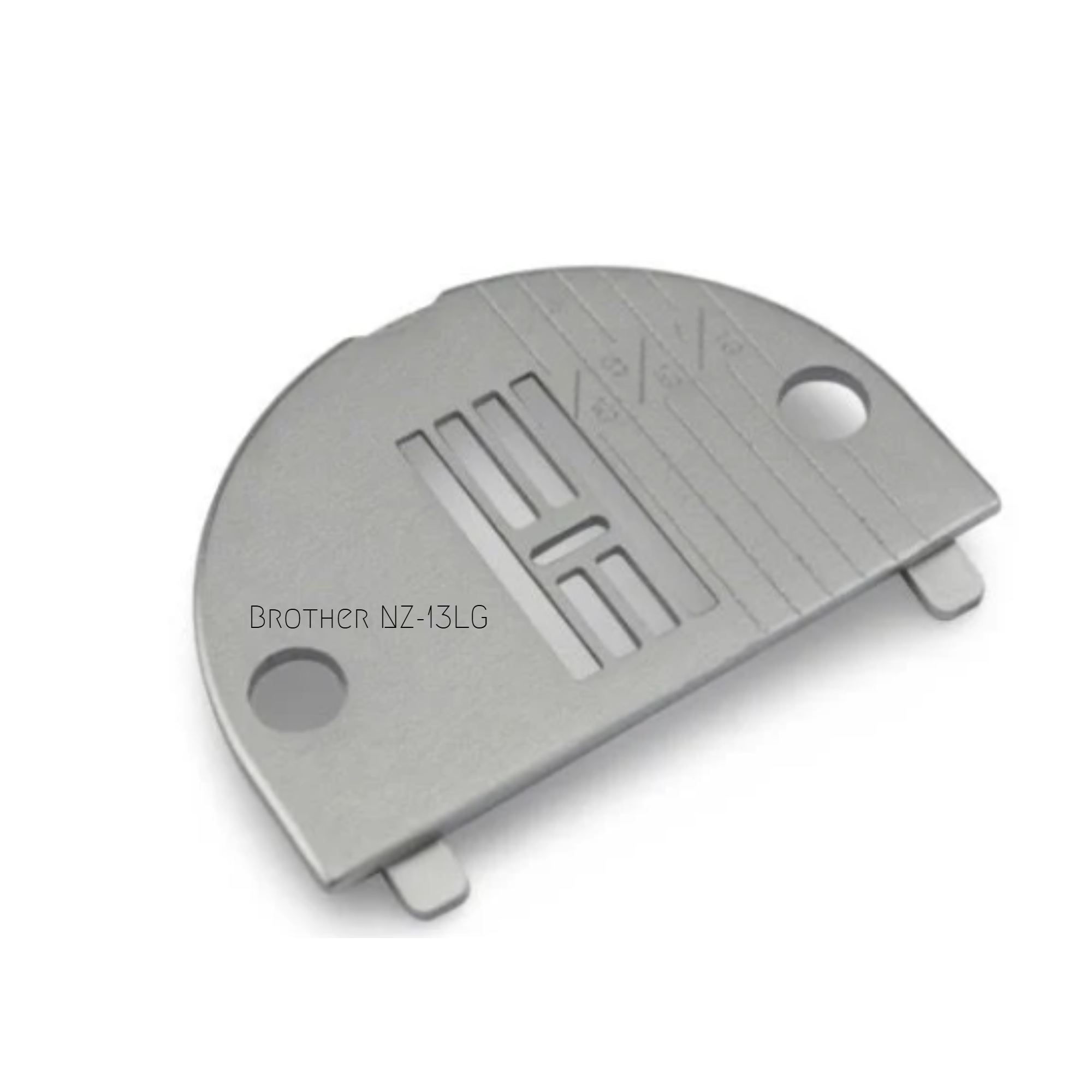 Brother NZ-13LG needle plate for the Brother 701 home sewing machine, a high-precision metal replacement part for even stitching.