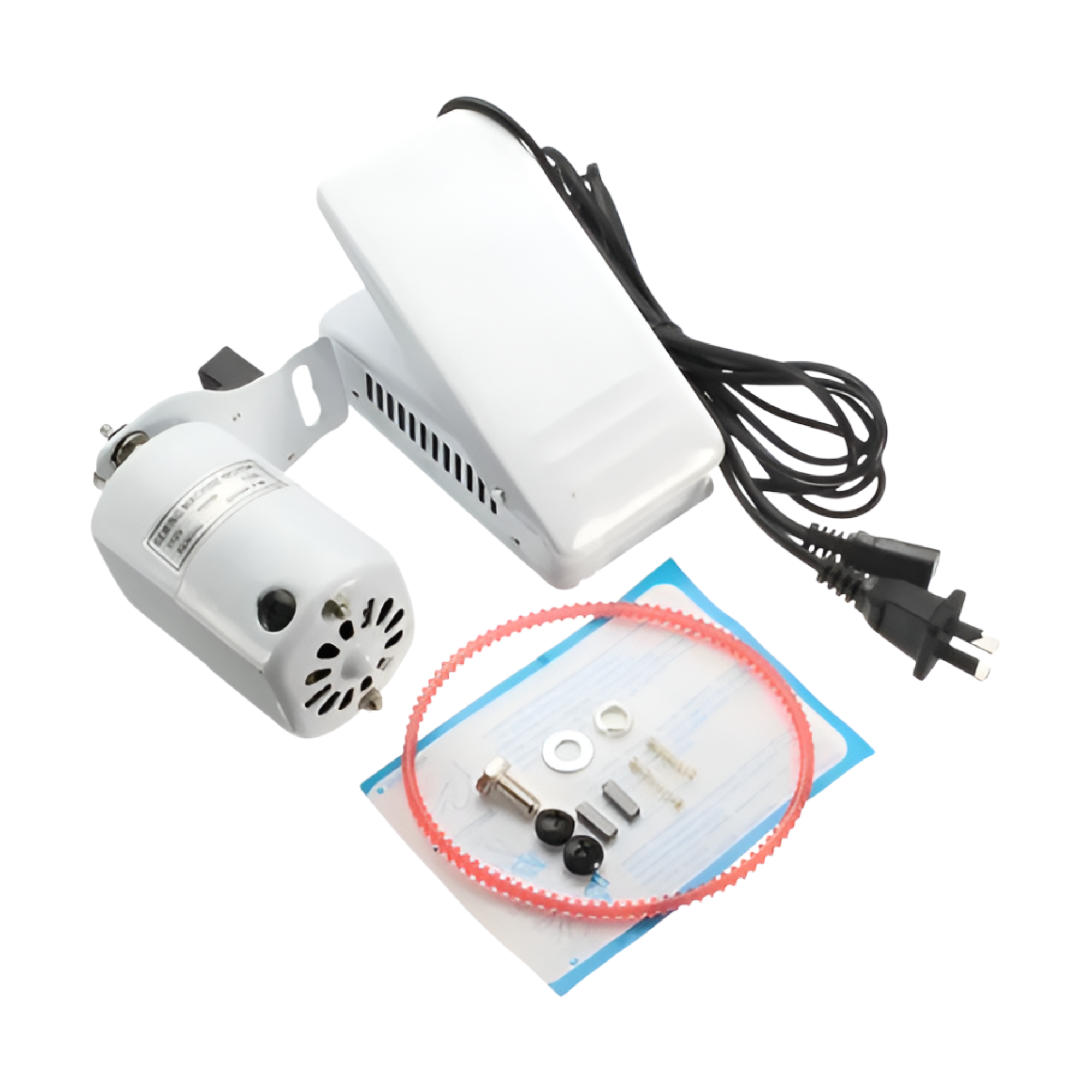 Motor Dinami completo para máquina de coser doméstica con pedal y banda