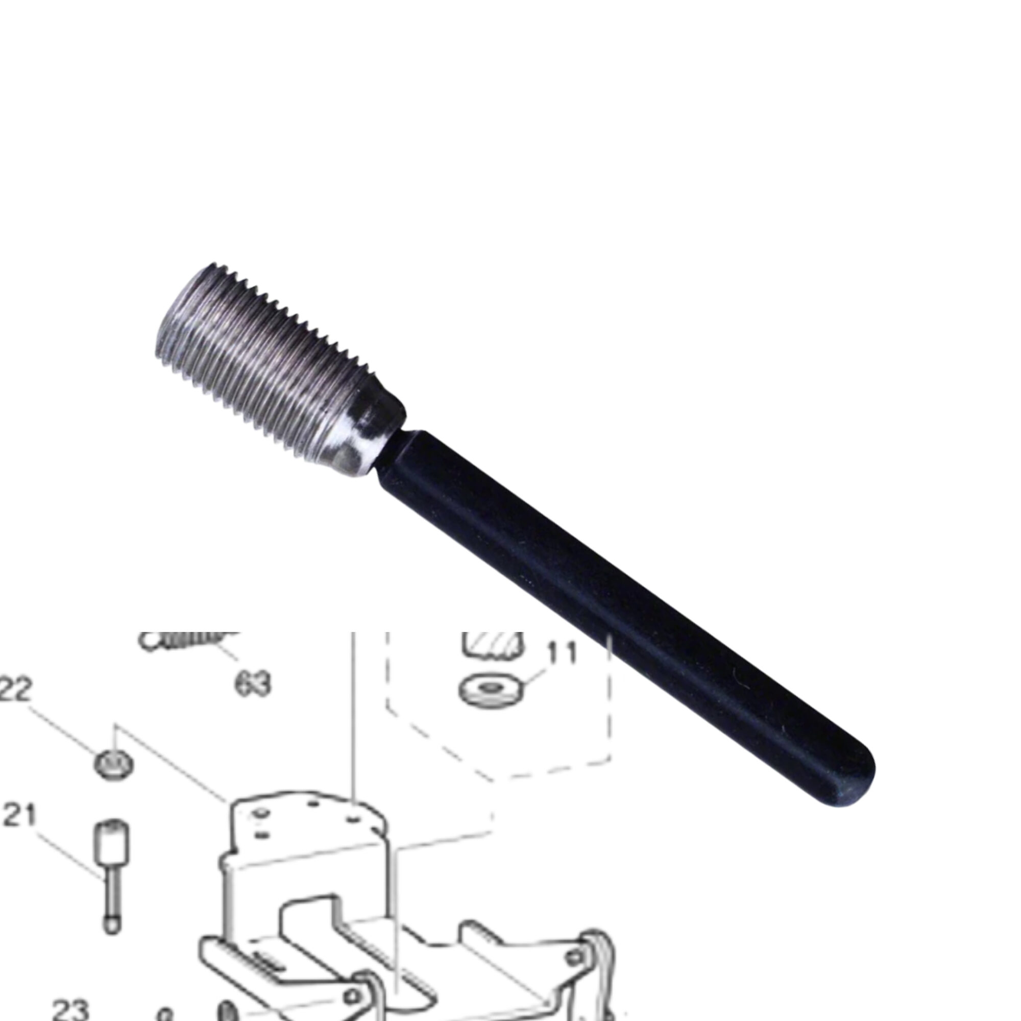 Tornillo ajustador vertical Brother XC3941021 para máquina de coser