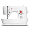 Máquina de coser familiar Singer M1255 de 6 puntadas, ojal en 4 pasos y diseño mecánico compacto, disponible en Orduz Colombia.